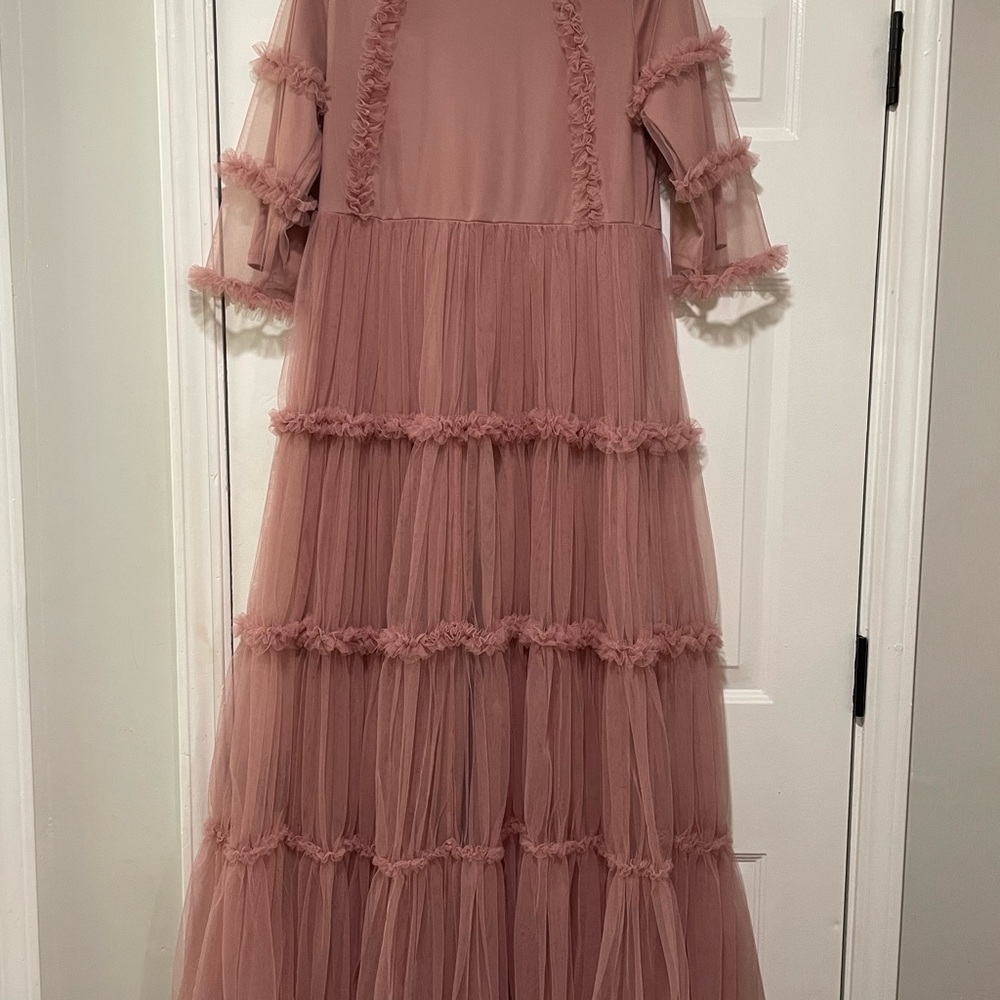 Dainty Jewells Elegant Dusty Pink Maxi Dress - Picture 3 of 3
